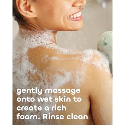 Seaweed Bath Co. Detox Body Wash - Rosemary Mint - Hydrating Foaming Cleanser with Refreshing Natural Ingredients - Vegan, Paraben and Sulfate Free Shower Gel for Women and Men - 12 oz