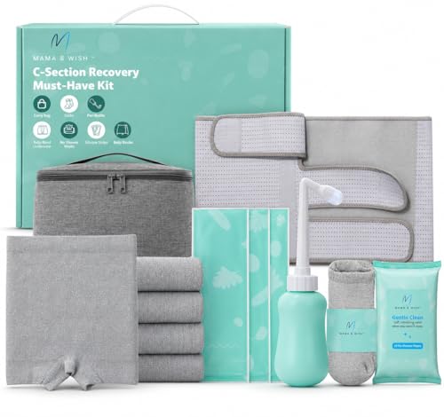 Mama & Wish C-Section Recovery Kit - 12-Pc Postpartum Essentials