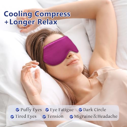 Cooling Gel Eye Mask for Sleep & Migraine Relief