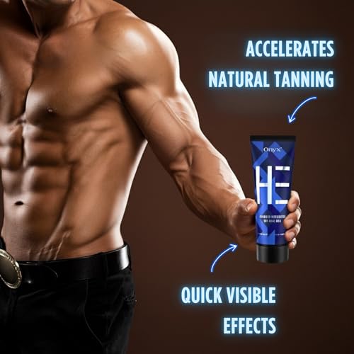 Onyx HE Men's Tanning Bed Lotion - Dark Bronzing Accelerator