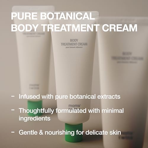 Body Treatment ? Safe for Pregnant Women & Teens, Organic Korean Body Cream with Redness Relief & Skin Elasticity, Vitamin C & Tamanu Oil, Non-Toxic Skincare (3.53 fl oz / 100g)