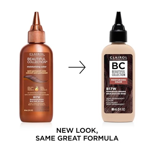 Clairol Professional Beautiful Collection Hair Color, 17W Rosewood Brown, 3 oz. - Packaging May Vary