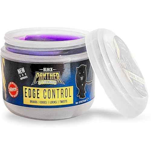 Edge Control Flexible Strong Hold For Natural and Relaxed Hair, Excellent Braiding Gel - Natural Instant 4C Edge Control.