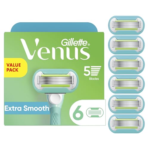 Gillette Venus Extra Smooth Women's Razor Blade Refills - 6 Count