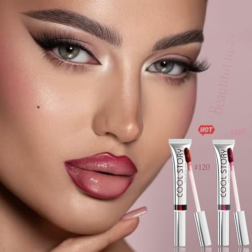 Waterproof Peel Off Lip Stain - Matte Nude Tint, Long Lasting