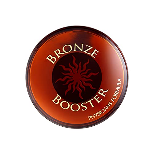 Physicians Formula Bronze Booster Pressed Contour Bronzer - Glow Activator Vitamin Infused Technology with a Natural Finish, Buildable Coverage, Cruelty-Free & Hypoallergenic - Medium-to-Dark