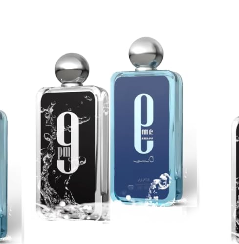 Unisex Long-Lasting Eau de Parfum Set - Refreshing Citrus & Warm Amber Notes, 3.4 Fl Oz Each