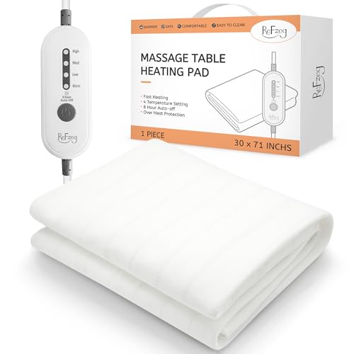 ReFzeg Massage Table Warmer Heating Pad - Professional Spa Bed Heating Blanket