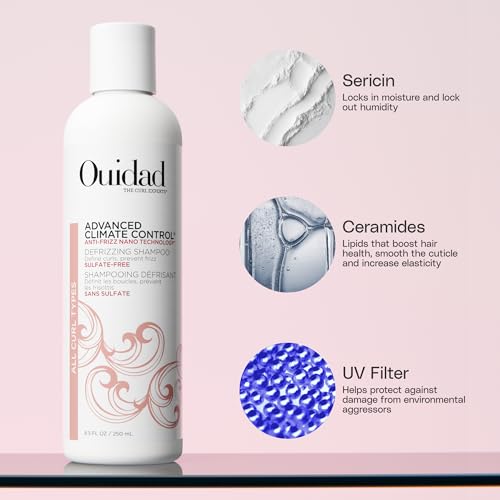 Ouidad Frizz-Free Wash Day Curl Kit - Shampoo, Conditioner & Gel