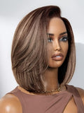 LUVME HAIR 10-Inch Bob Wig - 100% Human Hair, Glueless Lace Front