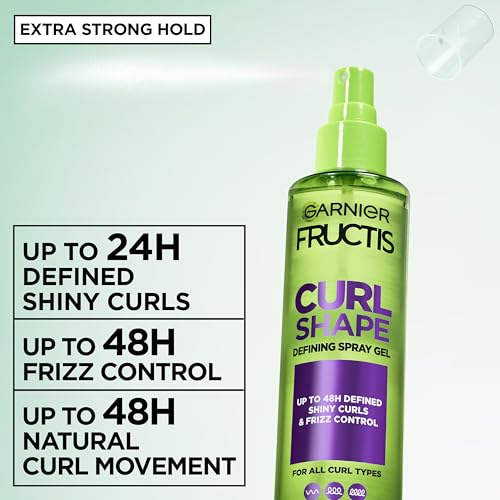 Garnier Fructis Curl Shape Defining Spray Gel, 8.5 fl oz, 3-Pack