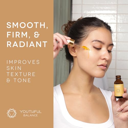Anti Aging Face Oil Dropper - Helichrysum & Frankincense Sacra with Organic Rosehip Seed Oil - Lightweight Facial Oil for Dry & Mature Skin - Firmer, Radiant Looking Skin - Fast Absorbing - 30ml