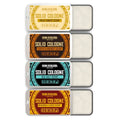 Viking Revolution 4 Pack Solid Cologne for Men - Travel Size