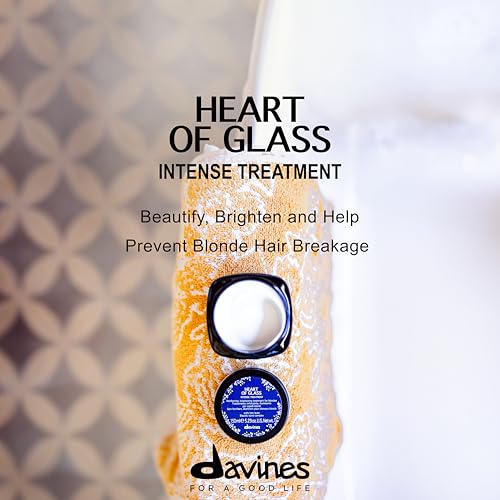 Davines Heart of Glass Deep Repair Mask for Blonde Hair - 5.07 oz