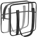 HAOGUAGUA Extra Large Clear Cosmetic Makeup Bag - Waterproof Tote