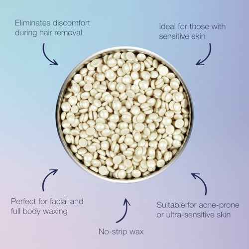 Satin Smooth Ultra Sensitive Zinc Oxide Hard Wax Beads ? Thin-Film Pebble Wax for Hair Removal, Ideal for Face & Bikini Area, 23 oz