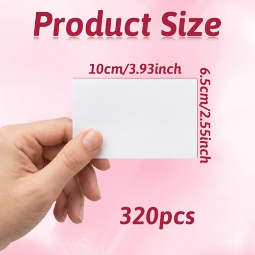 Perm Paper Sheets 320 Pcs Breathable Thin End Paper for Hair Salon & Home Perming