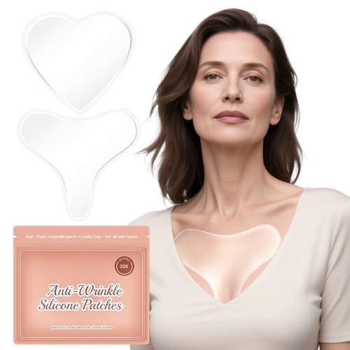 Silicone Chest Wrinkle Pads - Reusable Anti-Aging Patches