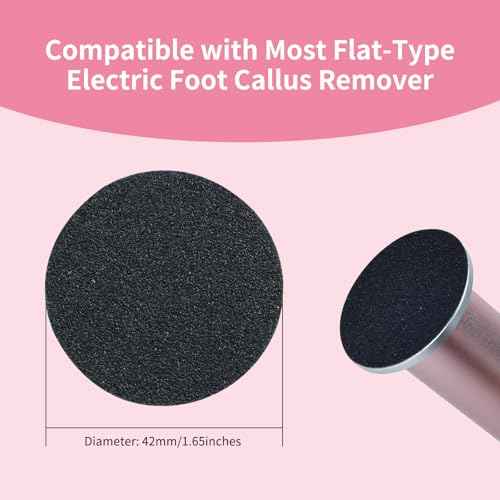 120pcs Replaceable Sandpaper for Electric Foot Callus Remover, 180 Grit Fine Sandpaper Refill Discs