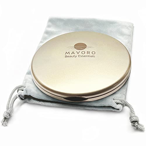 4" Compact Travel Makeup Mirror with 1x/10x Magnification