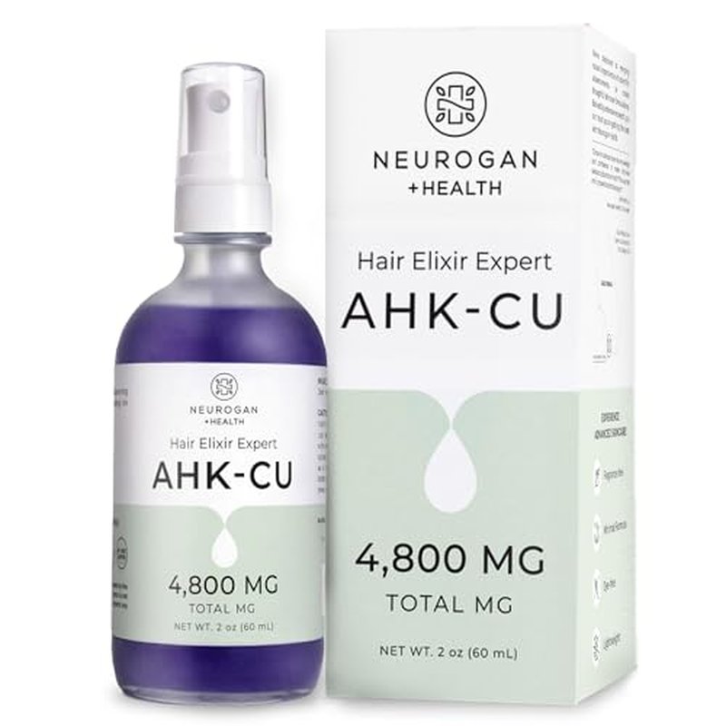 AHK-Cu Copper Peptide Hair Elixir Spray - Lightweight Scalp Serum