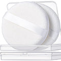 Teenitor 2pcs Powder Puff Large Body Powder Puffs with Container