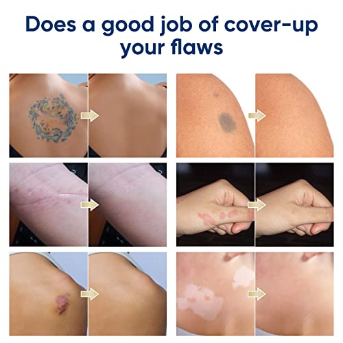 Waterproof Tattoo Concealer Makeup – 2 Shades, 24hr Coverage