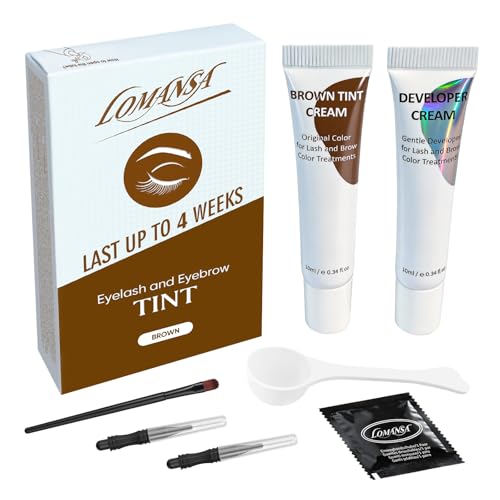 Lomansa Eyebrow Tint Kit Brown - 4 Week Color