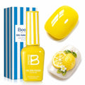 Beetles Yellow Gel Nail Polish Lemon Stripe 9ML