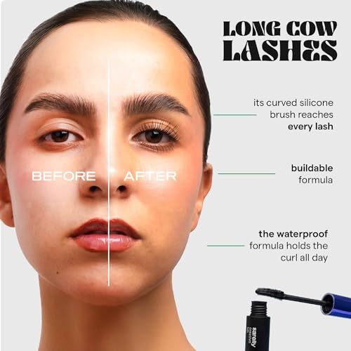 SARELLY Lash Kit | Cow Lashes Mascara + Lavadero Eye Makeup Remover | Waterproof Volume & Gentle Removal | Vegan & Cruelty-Free