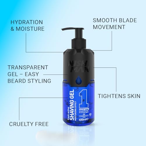 Nishman Shave Gel Energizing No1 400 ml