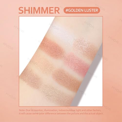 KYDA 8 Colors Baked Powder Palette – Eyeshadow, Highlighter & Contour