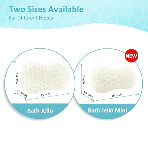 Sunlit Bath Jello Gel Lumbar Support Bath Pillow
