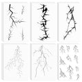 Halloween Stitches Temporary Tattoos - 18 Sheets Fake Scars Makeup
