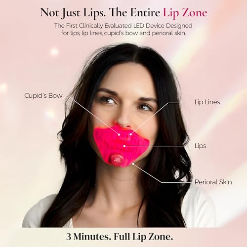 LushLips Red Light Therapy Device for Lip Lines & Volume