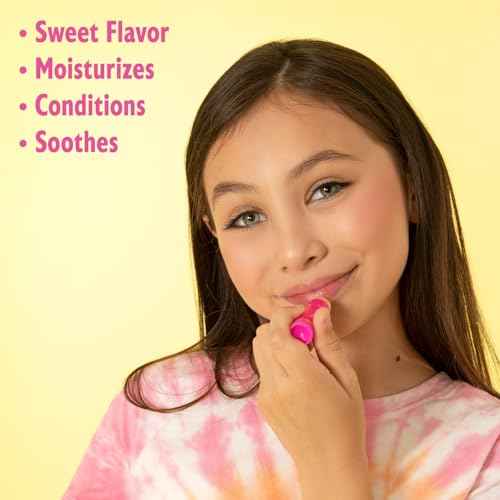 Lip Smacker Heart Tin Lip Balm Trio, Sweet & Fruity Flavors, Moisturizing & Hydrating Lip Care, Sheer Glossy Finish, Fun & Collectible Gift Set for All Ages - Hello Kitty