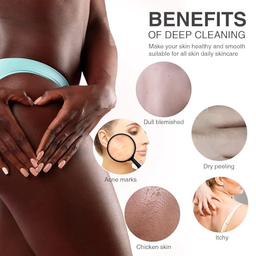 UJFQBH Green African Bath Sponge Exfoliating Loofah Long Body Scrubber for Daily Use