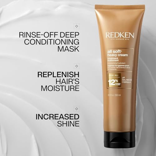 Redken All Soft Heavy Cream Mask - Deep Conditioner with Argan Oil