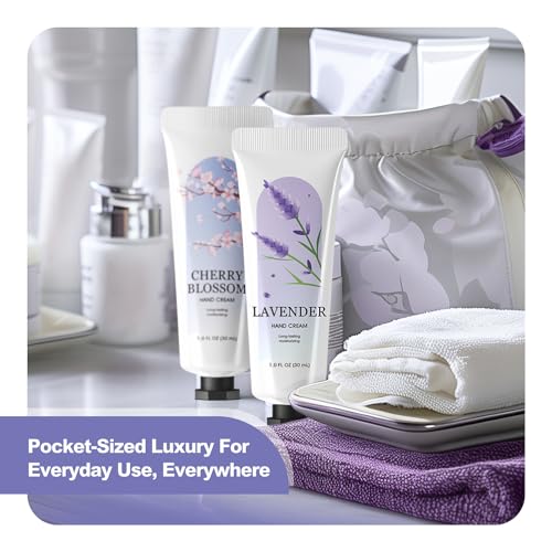 Spa Luxetique 10-Pack Travel Size Hand Cream Gift Set for Dry Hands
