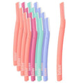 Bliss Stainless Steel Disposable Dermaplaning Tools | Facial Exfoliator and Eyebrow Razor to Dermaplane Peach Fuzz - 2 Pack -16 count