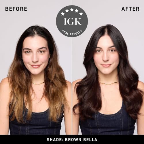 IGK Brown Bella Hair Gloss Mask 6 oz | Brunette Toner