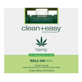 Clean + Easy Hemp Roll On Wax ? Large Soft Wax Refill Cartridge for Hair Removal on for Legs, Arms & Body, 12 Pack