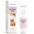 Hair Removal Cream for Women: Fast, Painless Depilatory for Bikini, Pubic, Legs, Arms, Underarms ? Sensitive Skin Safe, Travel & Home Use with Scraper ? 4.2oz (1 pack)