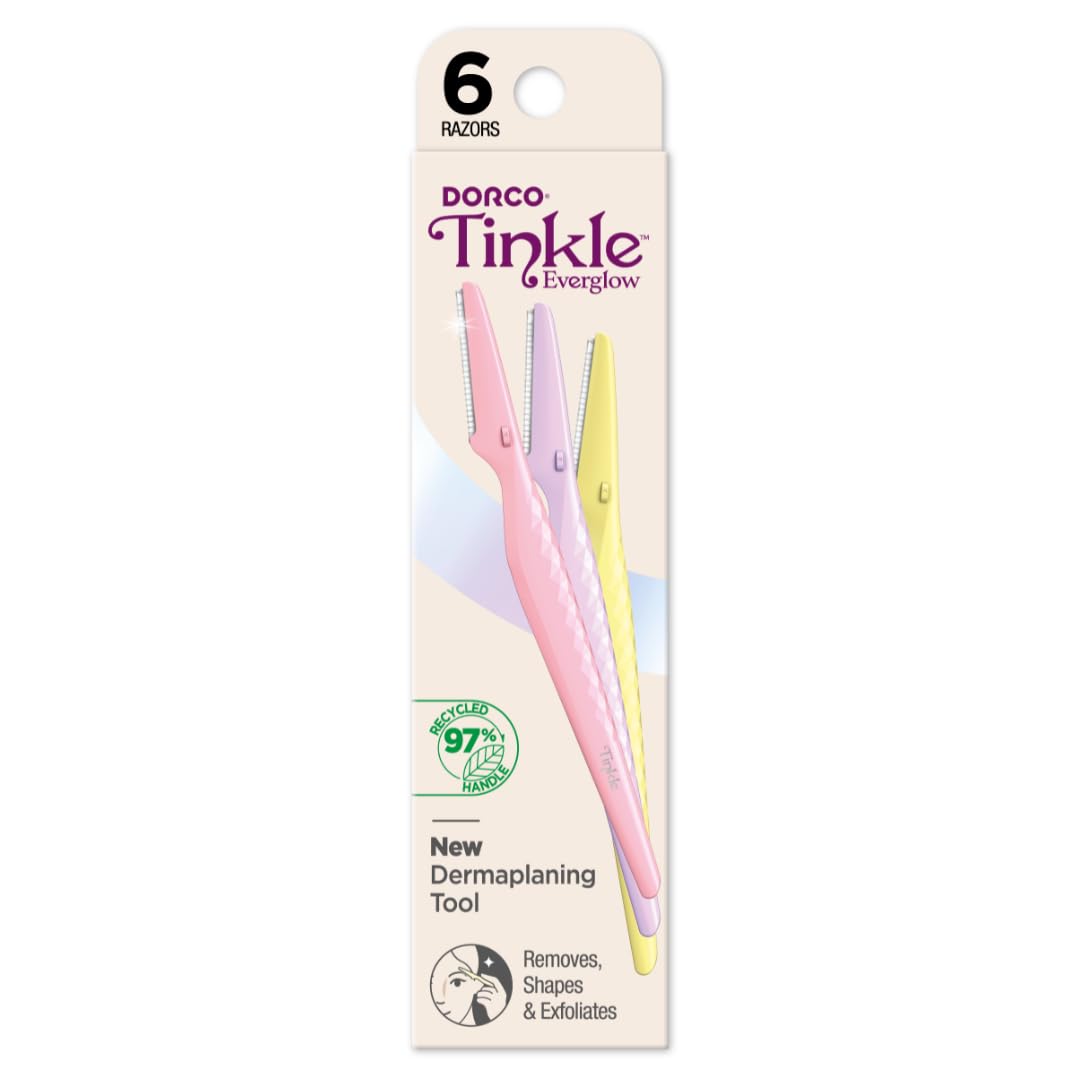 Tinkle Razors, Pack of 36 with 6 Eco-Friendly Dorco Tinkle Everglow