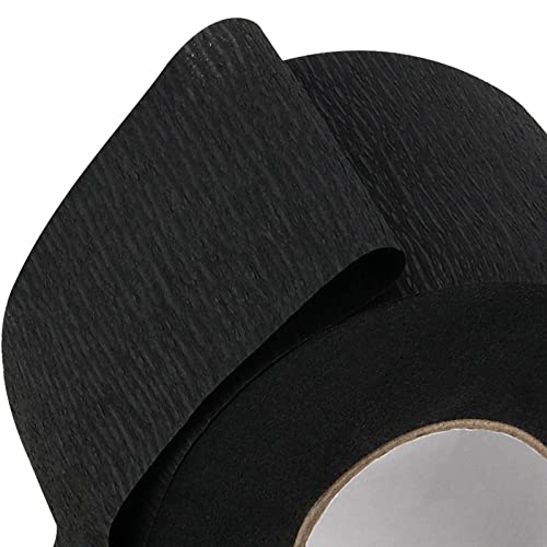 10 Rolls Disposable Barber Paper Neck Strips, 1000 Strips Professional Stretchy Paper Neck Band, Protector Stretchy Strips Cutting Accessories for Hair Cut, Beauty Salon, Black and White