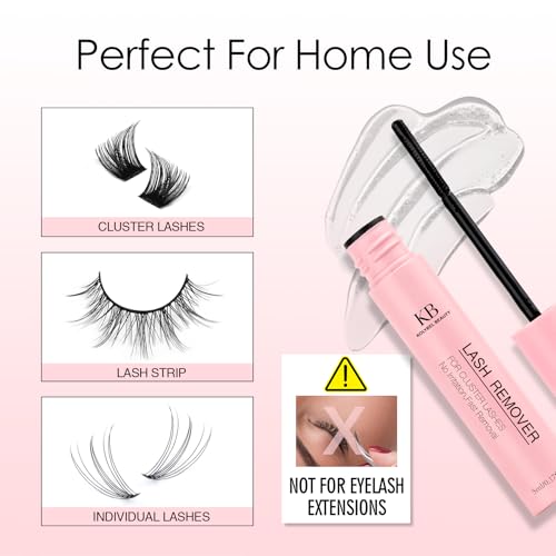 Kolybel Lash Glue Remover for Cluster Lashes - 5ML, Gentle Oil-Based False Eyelash Remover, Easy Home Use, Fast Dissolving, Sensitive Skin Friendly - Lash Remover