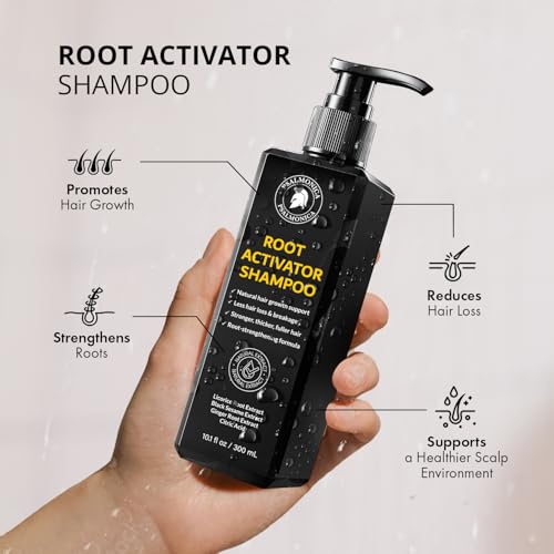 Psalmonica Hair Growth Shampoo & Conditioner Set 9.5 Fl Oz (Pack of 2) for Thinning Hair