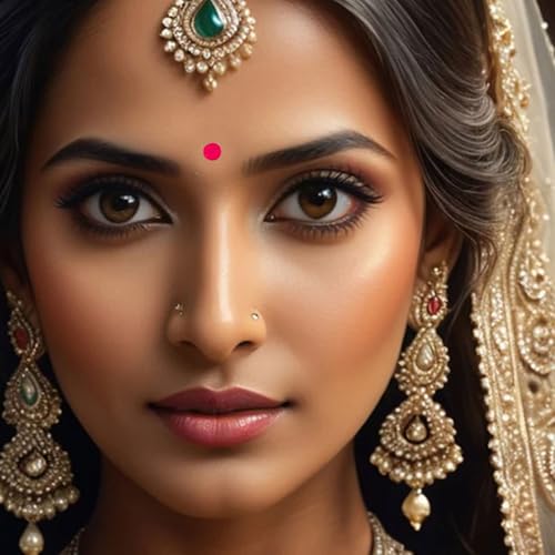 VAMA Velvet Bindis - 948 Multicolor Bollywood Bindi Book