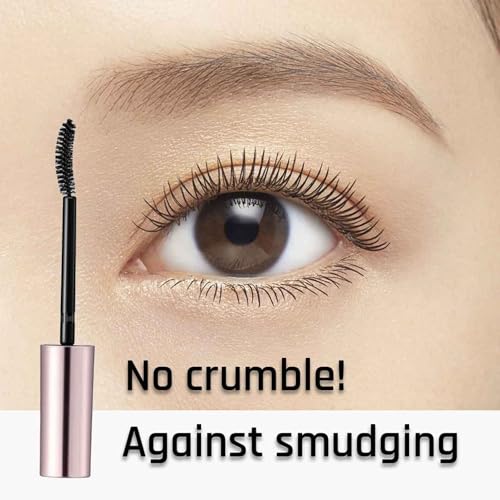 HEROINE MAKE by KISSME Volumizing Mascara Waterproof & Curvy Brush for Eye Makeup | Waterproof Mascara Volume & Length by Defining Fiber for Long-lasting Natural Eyelash Look, from Japan, Black, 1 EA