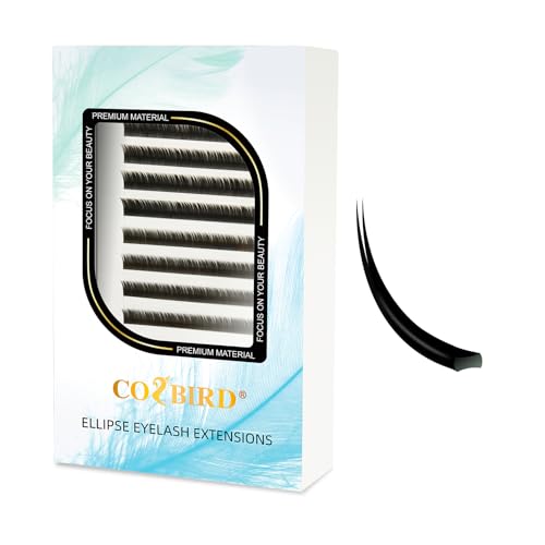 Bottom Lash Extensions Flat Ellipse 0.20 Mix Tray 5-7mm